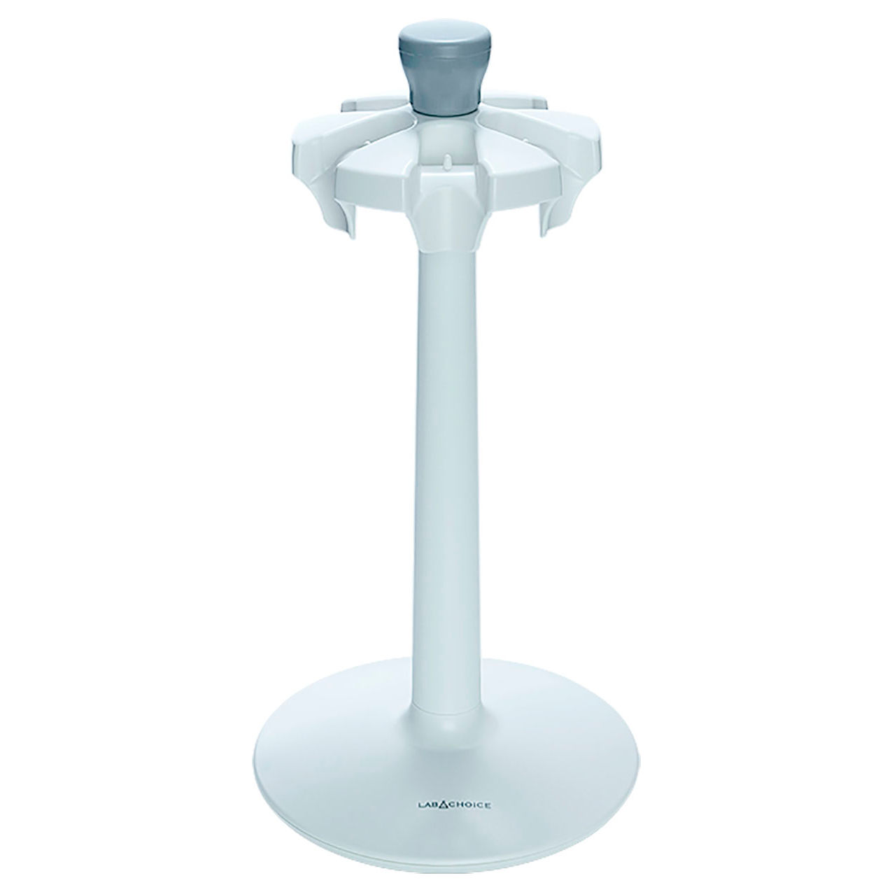 LabChoice Carousel Pipette Stand, Holds Up to 6 Pipettes, White