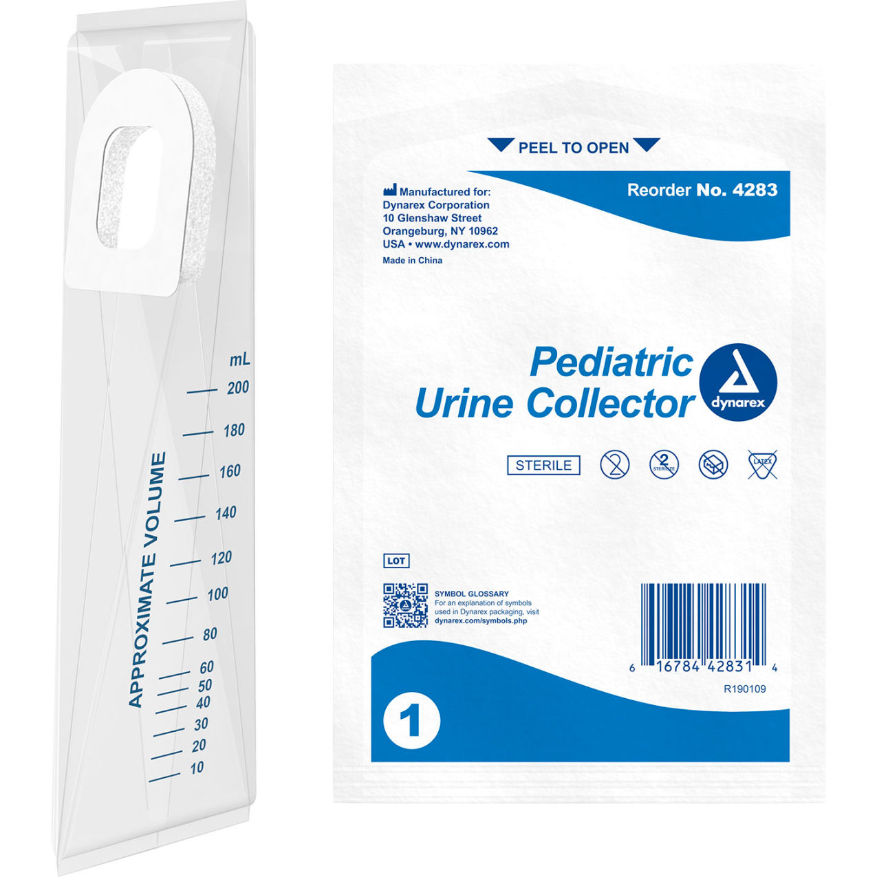 LabChoice Pediatric Urine Collector, 200 ml Capacity
