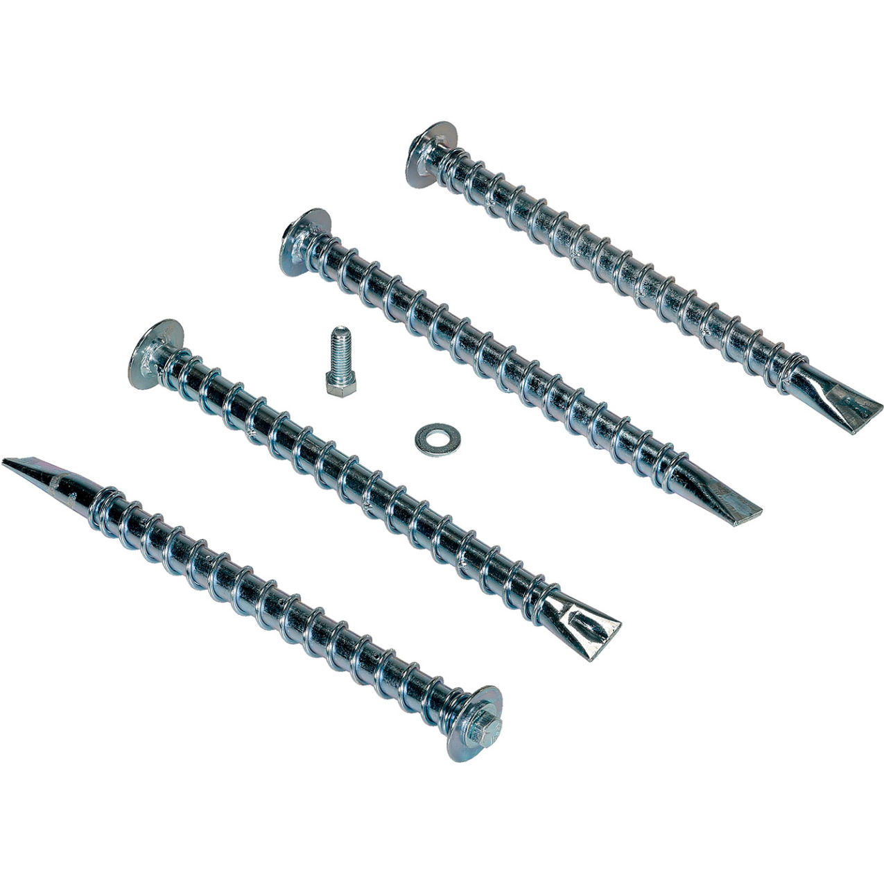 AS Steel Heavy Duty Asphalt Anchor, 1-5/8" x 12", 4/Pack