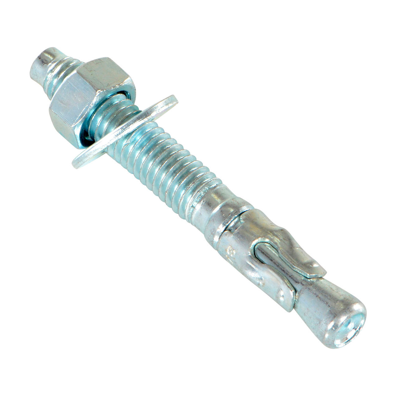 Steel Concrete Sleeve Anchor Bolt, Zinc Plated, 3/8" x 3"