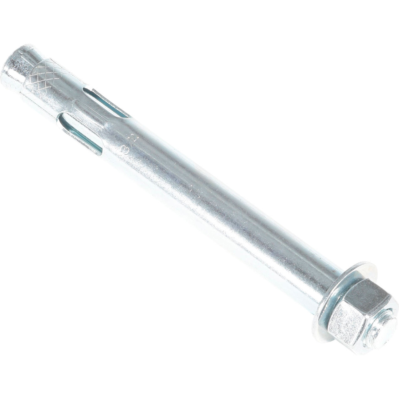 Steel Concrete Sleeve Anchor Bolt, Zinc Plated, 3/4" x 6"