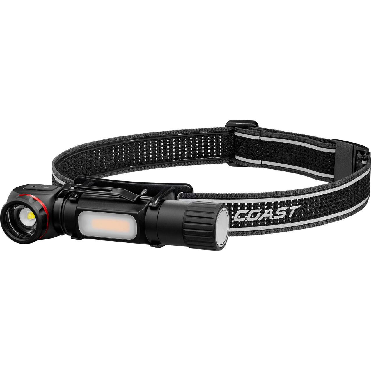 TXM55R Headlamp, 600 Max Lumens, Plastic, Black