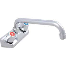 Standard Duty Faucet, 10" Swing Spout, 4" O.C. Splash Mount