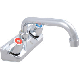 Standard Duty Faucet, 12" Swing Spout, 4" O.C. Splash Mount