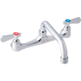 Standard Duty Faucet, 6" Swing Spout, 8" O.C. Splash Mount
