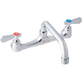 Standard Duty Faucet, 8" Swing Spout, 8" O.C. Splash Mount