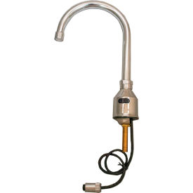 Heavy Duty Sensor Faucet, 5" Gooseneck Spout, Deck Mount