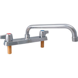Standard Duty Faucet, 8" Swing Spout, 8" O.C. Deck Mount