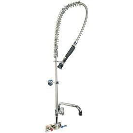 Pre-Rinse with Add A Faucet, 12" Swing Spout, 4" Splash Mount