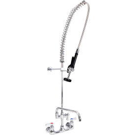 Heavy Duty Pre-Rinse Assembly, 8" Add-A-Faucet, 8" O.C. Splash Mount