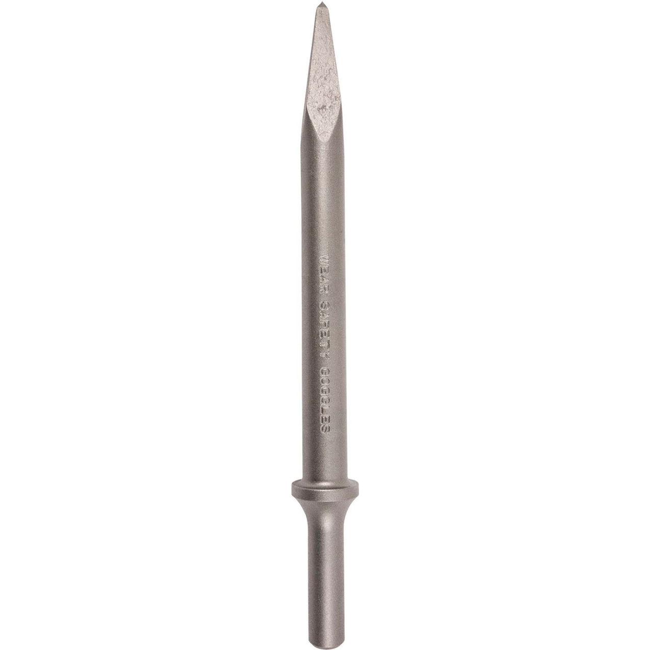 Diamond Point Chisel, 5/16" x 7" Long, 3/8" Round Shank