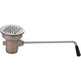 Twist Handle Lever Drain Waste Valve, 3-1/2" Opening