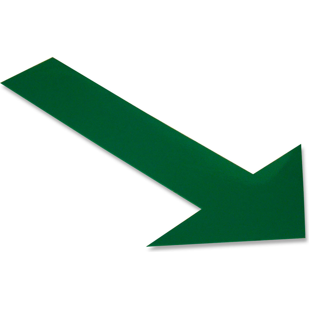 Floor Tape Arrows, 10"W x 6"L, 50 Mil, Green, 50/Pack