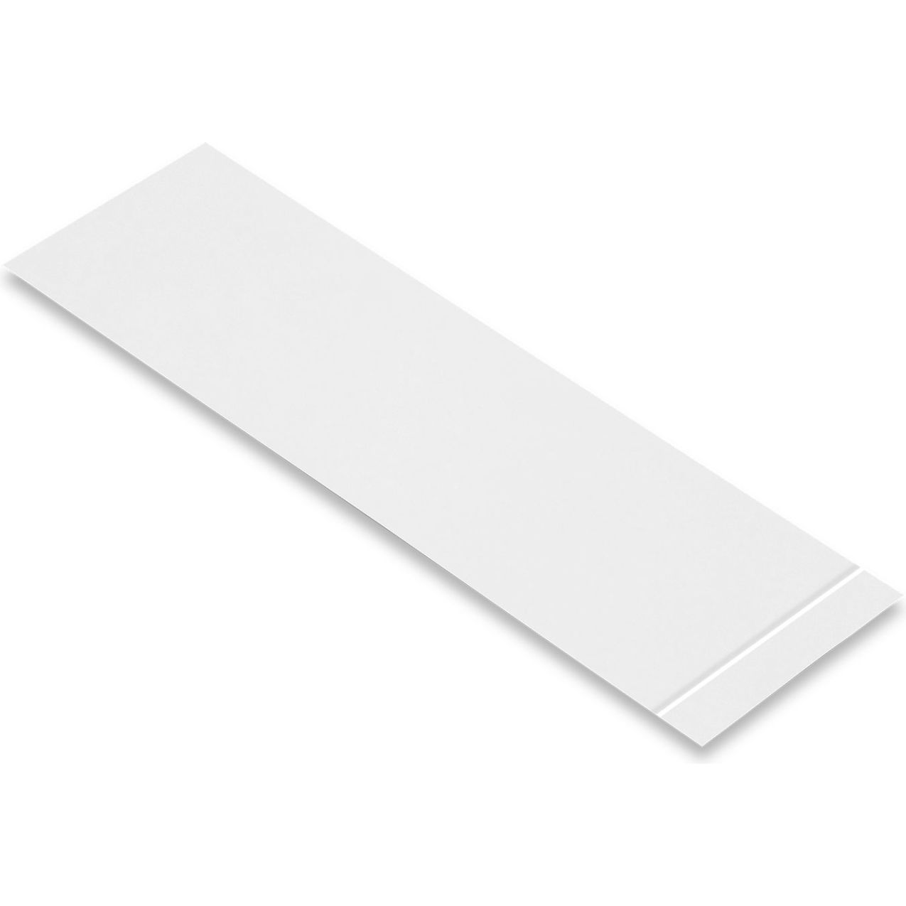 Polyester Safety Floor Tape Segments, 2"W x 10"L, 50 Mil, White, 100/Pack