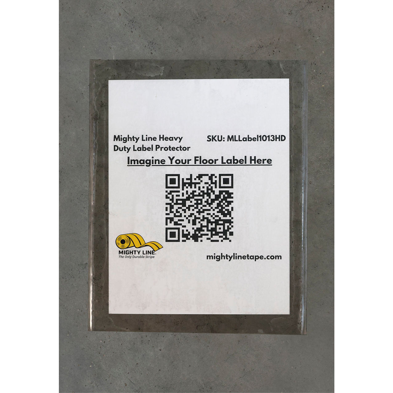 Heavy Duty Label Protectors, 13"W x 10"L, 30 Mil, Clear, Rectangle, 50/Pack