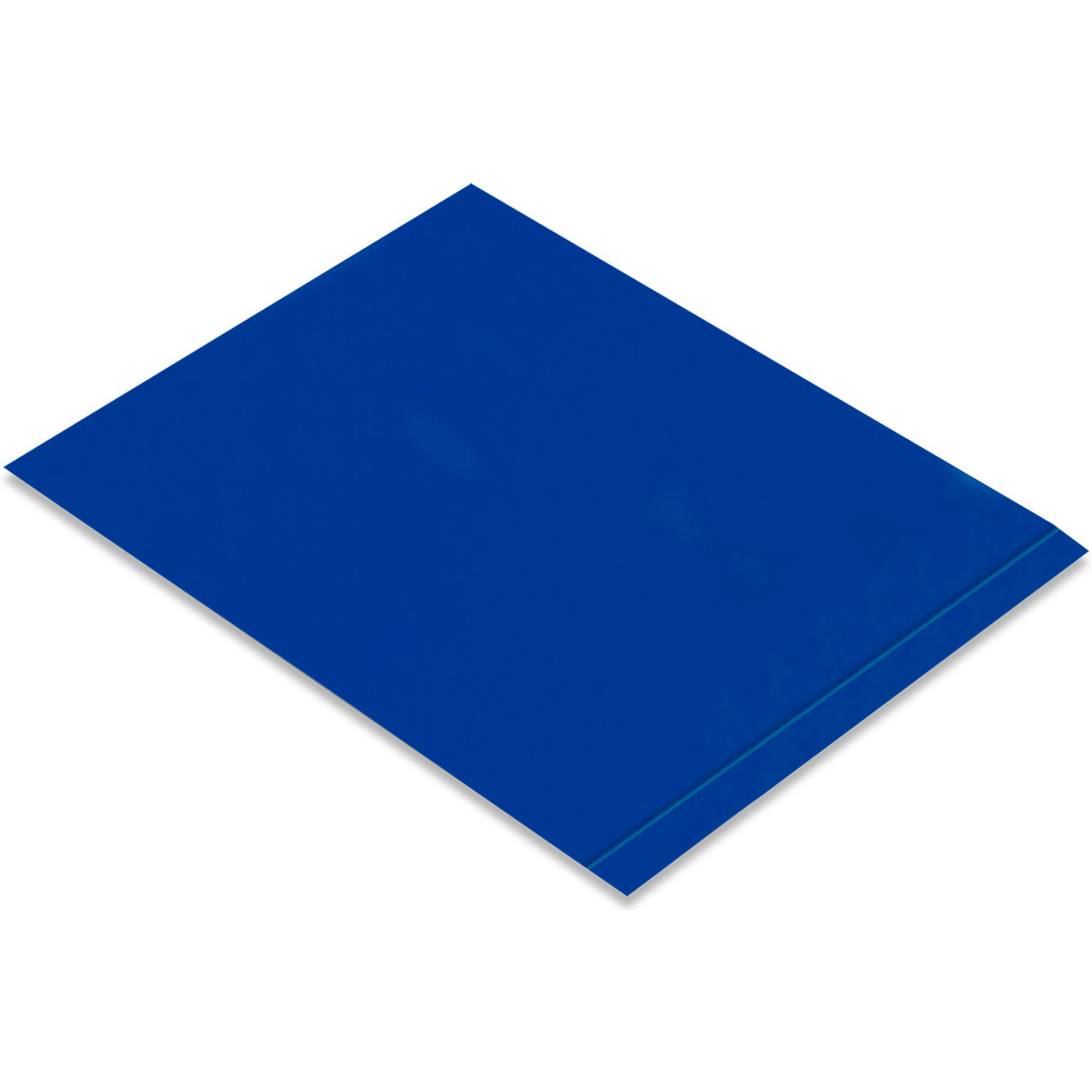 Safety Floor Tape Segments, 6"W x 10"L, 50 Mil, Solid, Blue, 100/Pack