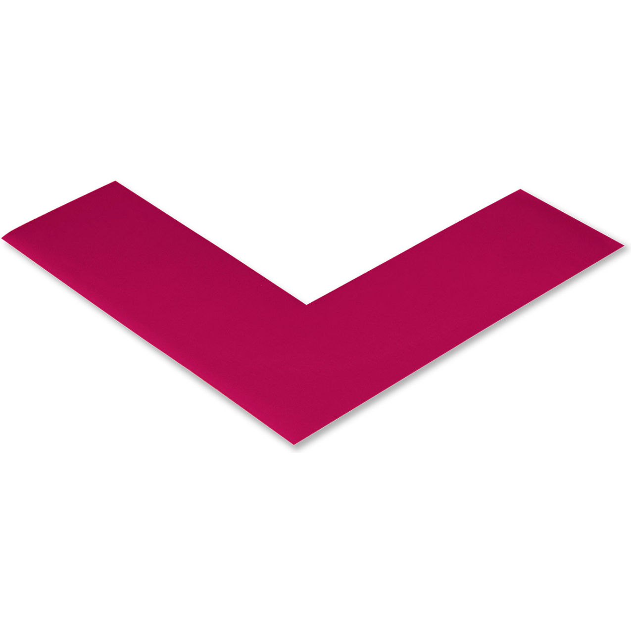 Floor Tape Angles, 2"W x 6"L, 50 Mil, Purple, 100/Pack