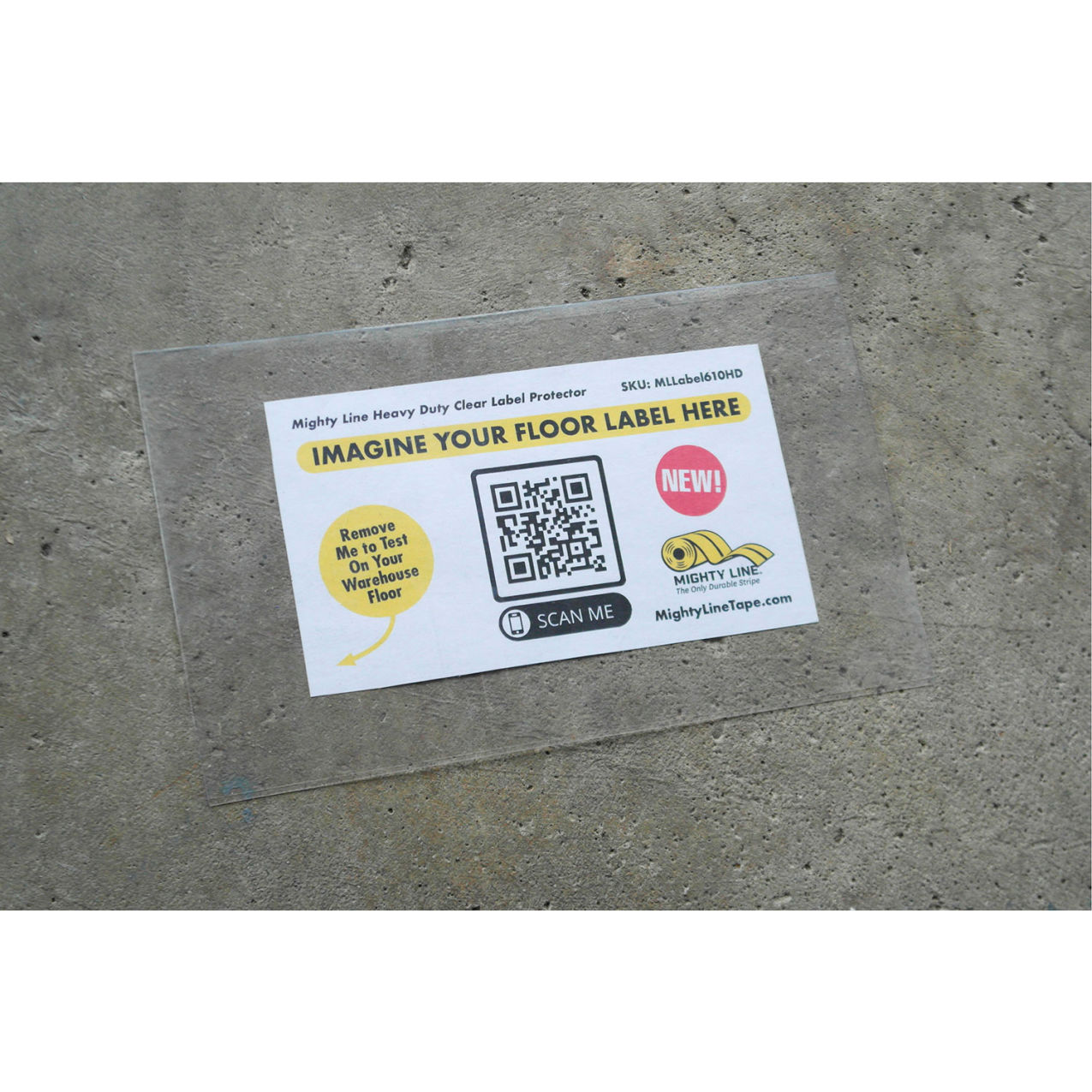 Heavy Duty Label Protectors, 6"W x 4"L, 30 Mil, Clear, Rectangle, 50/Pack