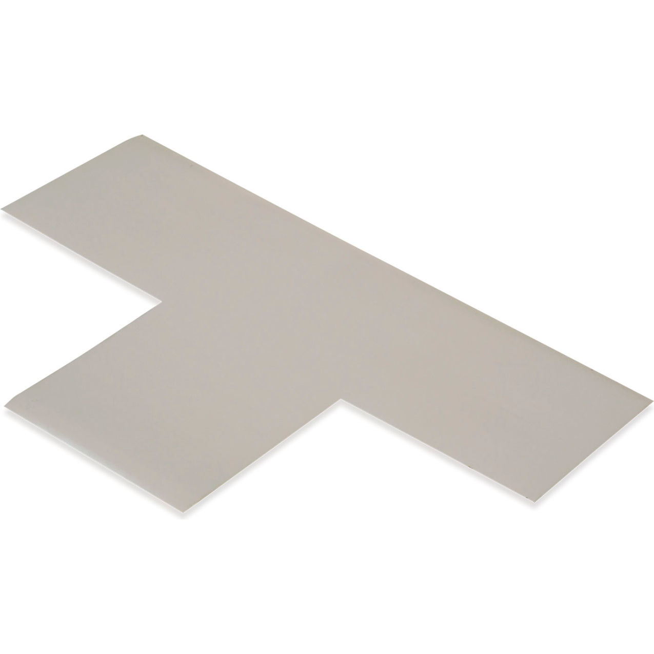 Floor Tape Ts, 3"W x 9"L, 50 Mil, Gray, 100/Pack