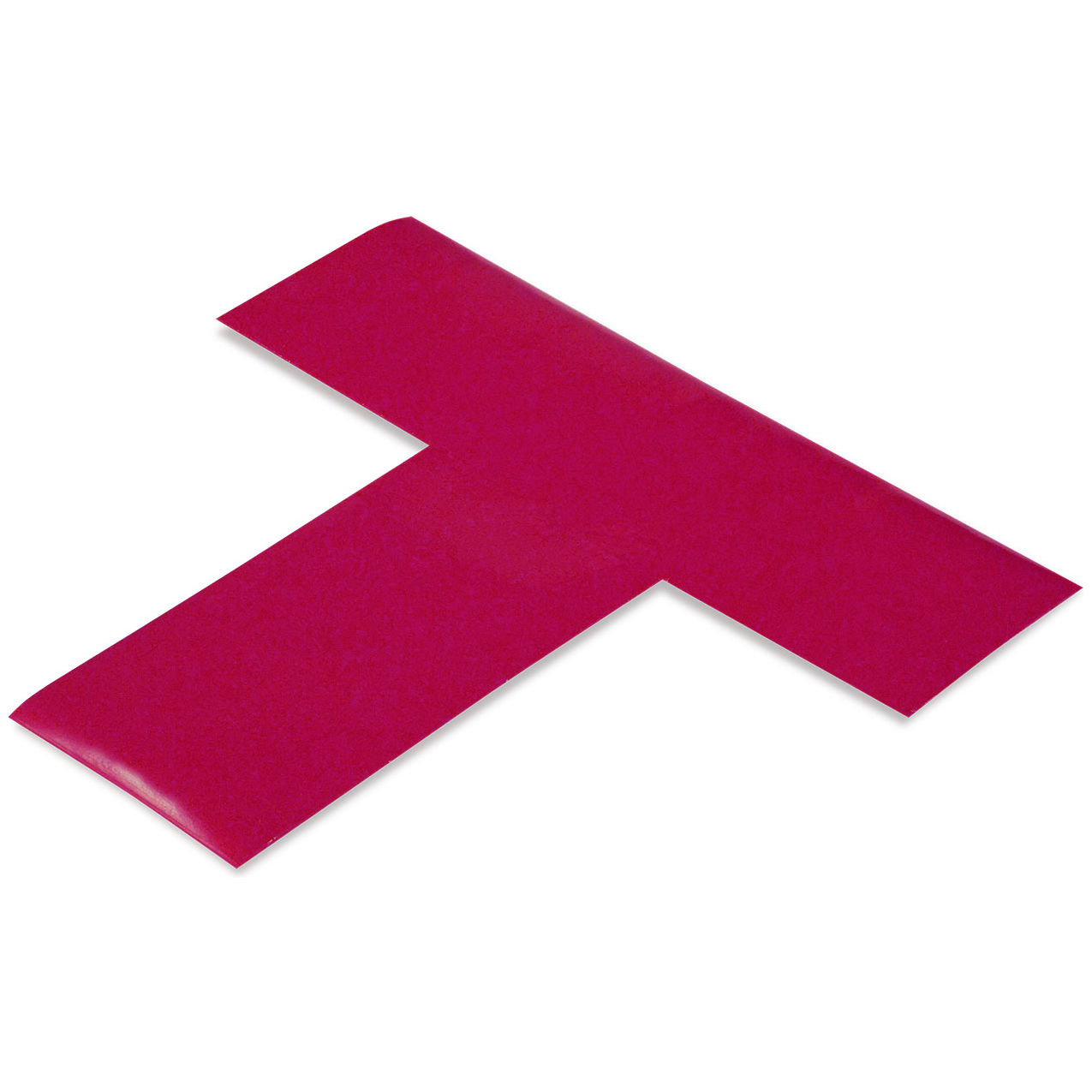 Floor Tape Ts, 2"W x 6"L, 50 Mil, Purple, 100/Pack