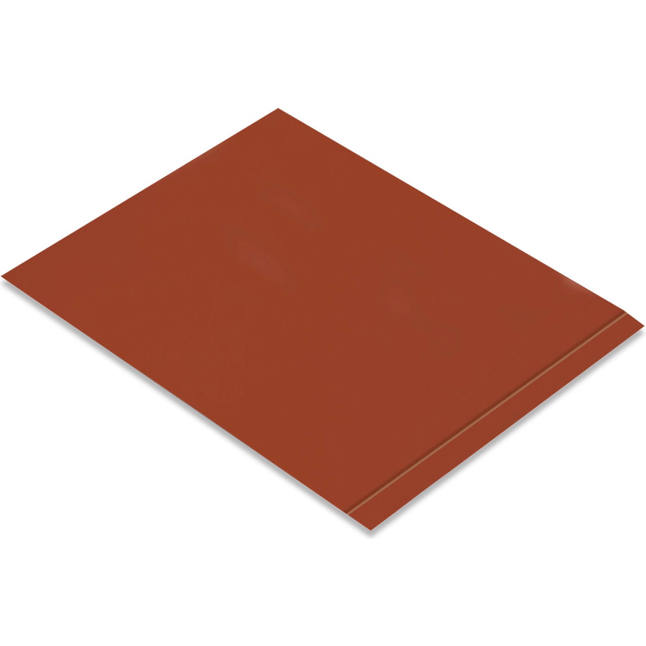 Safety Floor Tape Segments, 6"W x 10"L, 50 Mil, Solid, Brown, 100/Pack