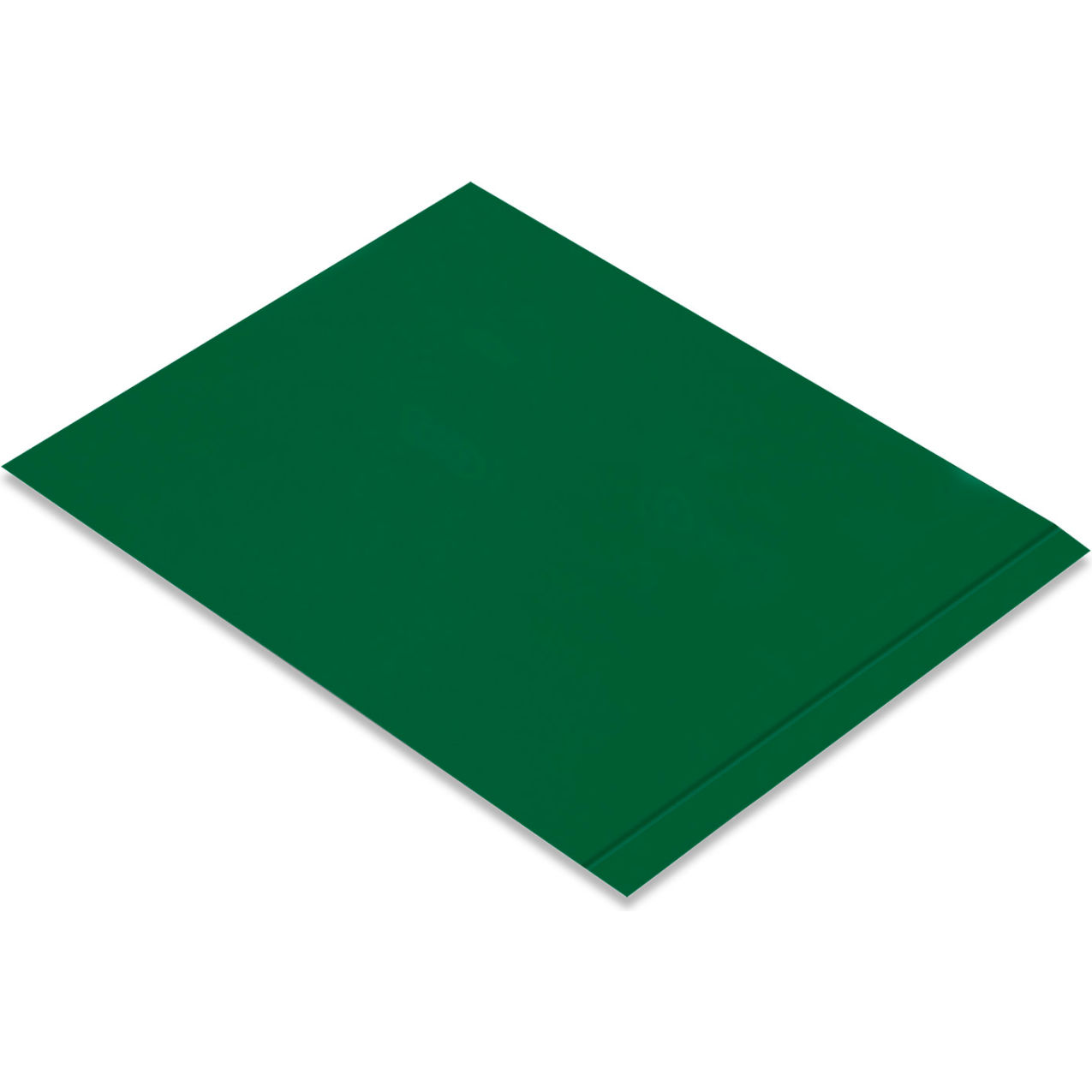 Safety Floor Tape Segments, 6"W x 10"L, 50 Mil, Solid, Green, 100/Pack