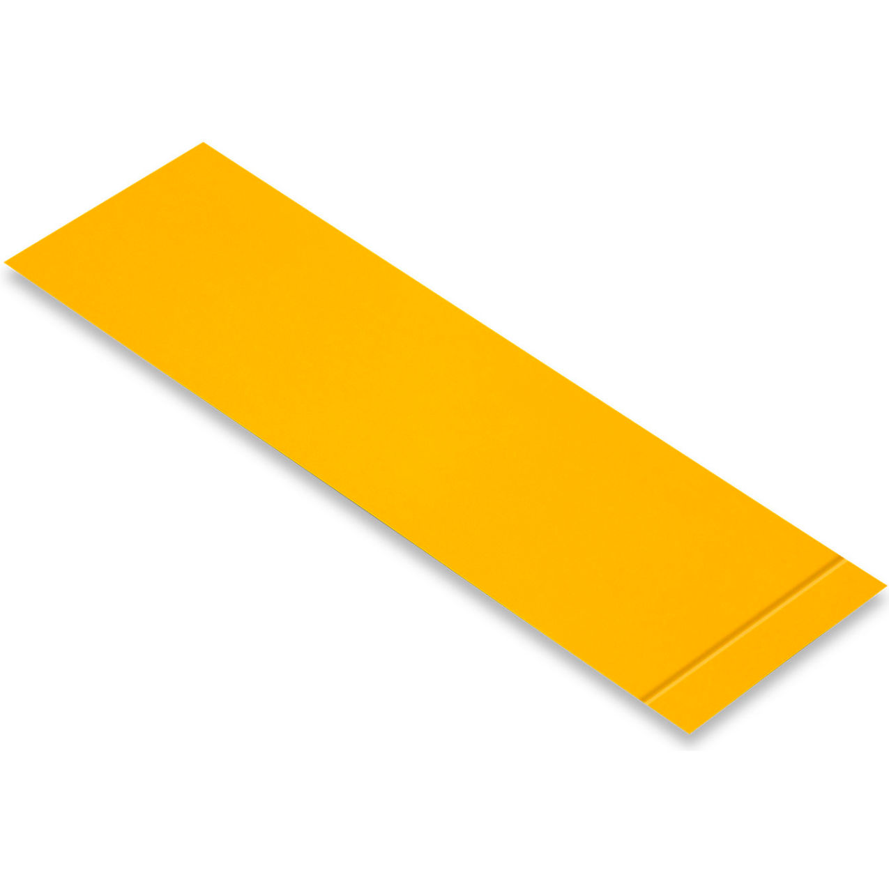 Polyester Safety Floor Tape Segments, 2"W x 10"L, 50 Mil, Yellow, 100/Pack