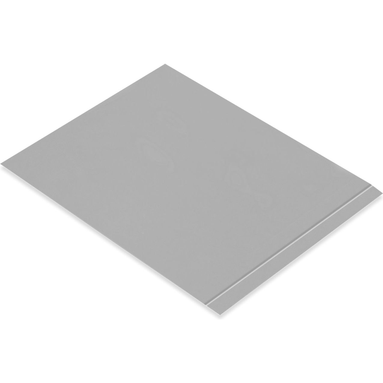 Safety Floor Tape Segments, 6"W x 10"L, 50 Mil, Solid, Gray, 100/Pack