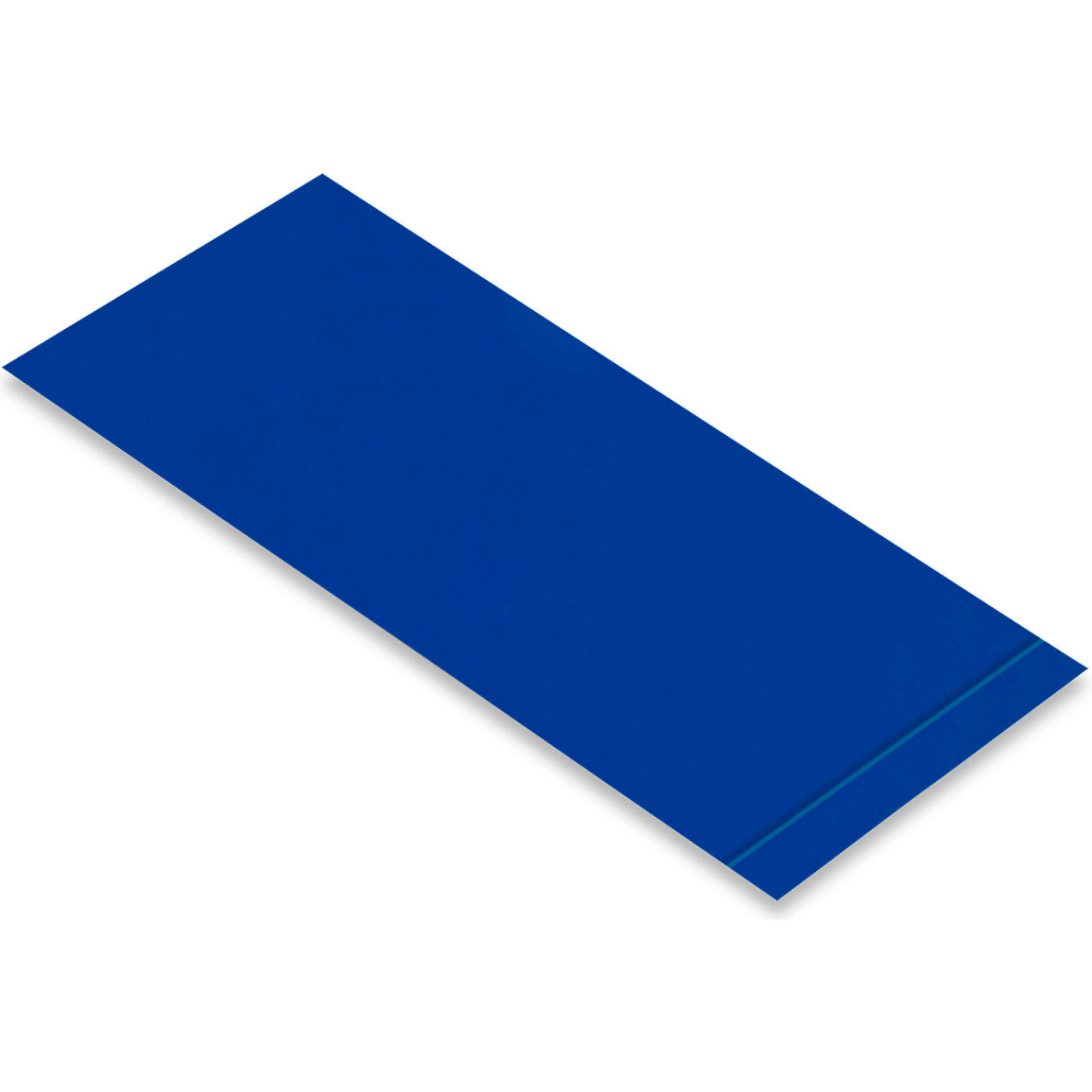 Polyester Safety Floor Tape Segments, 3"W x 10'L, 50 Mil, Blue, 100/Pack