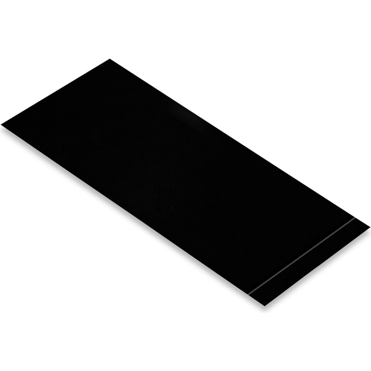 Polyester Safety Floor Tape Segments, 3"W x 10"L, 50 Mil, Black, 100/Pack
