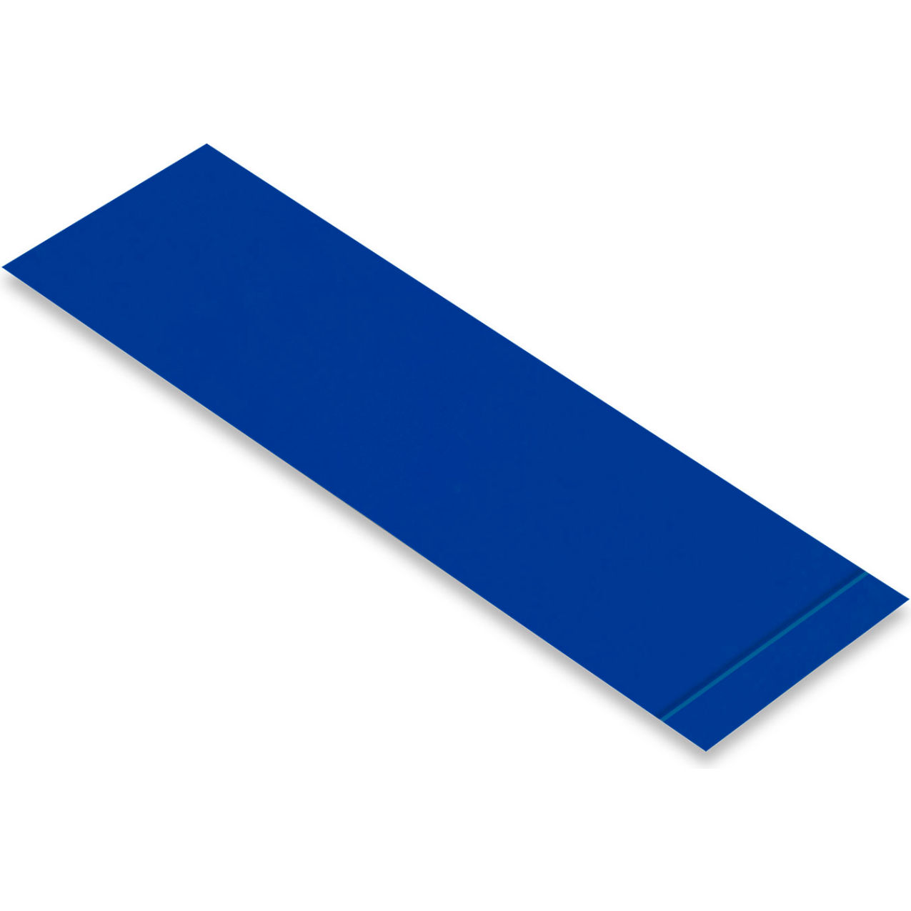 Polyester Safety Floor Tape Segments, 2"W x 10"L, 50 Mil, Blue, 100/Pack