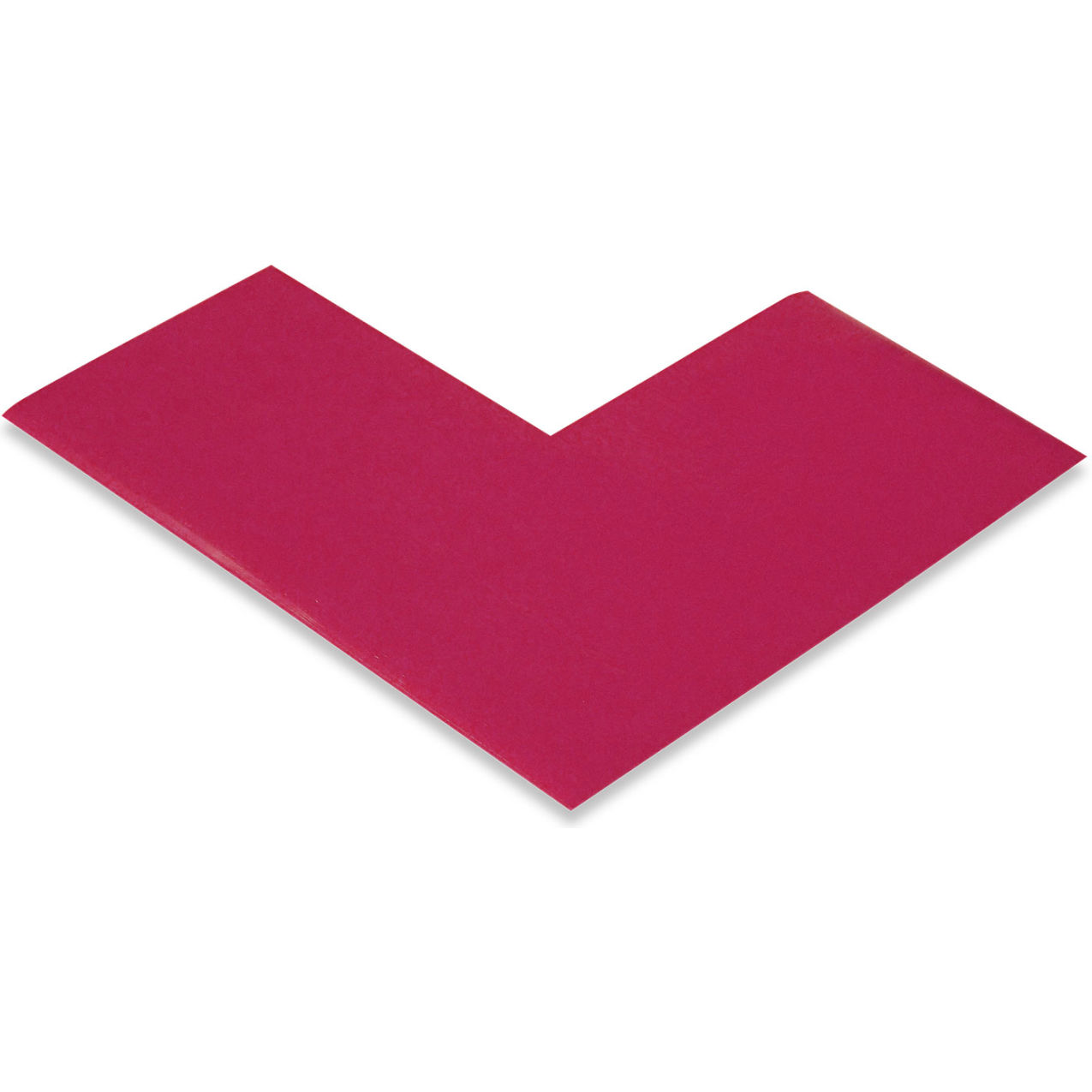 Floor Tape Angles, 3"W x 6"L, 50 Mil, Purple, 100/Pack