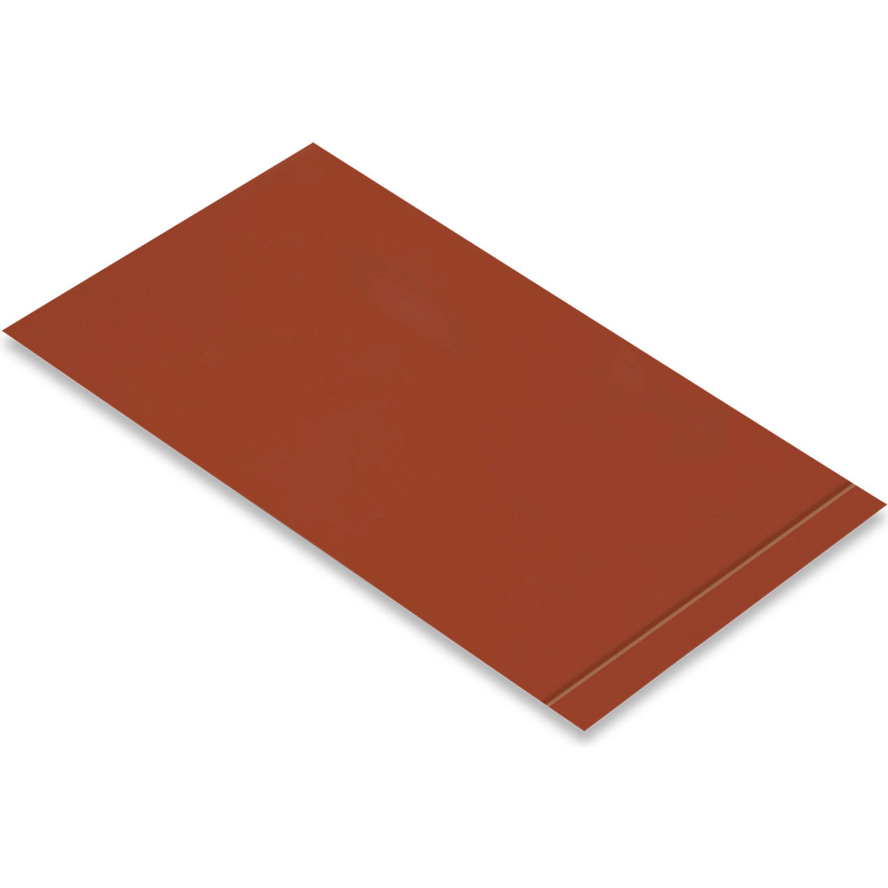Safety Floor Tape Segments, 4"W x 10"L, 50 Mil, Solid, Brown, 100/Pack
