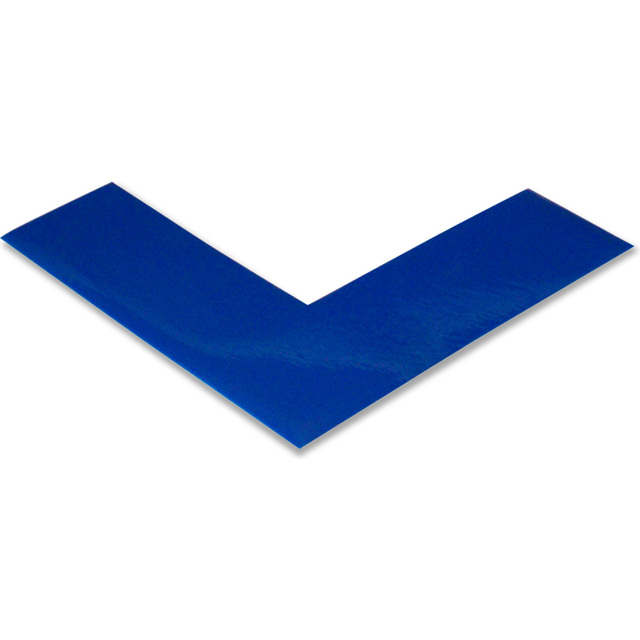 Floor Tape Angles, 2"W x 6"L, 50 Mil, Blue, 100/Pack