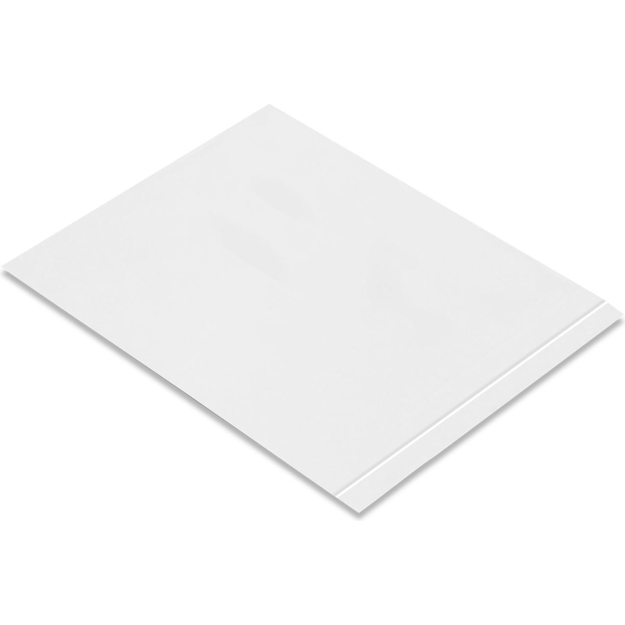 Safety Floor Tape Segments, 6"W x 10"L, 50 Mil, Solid, White, 100/Pack