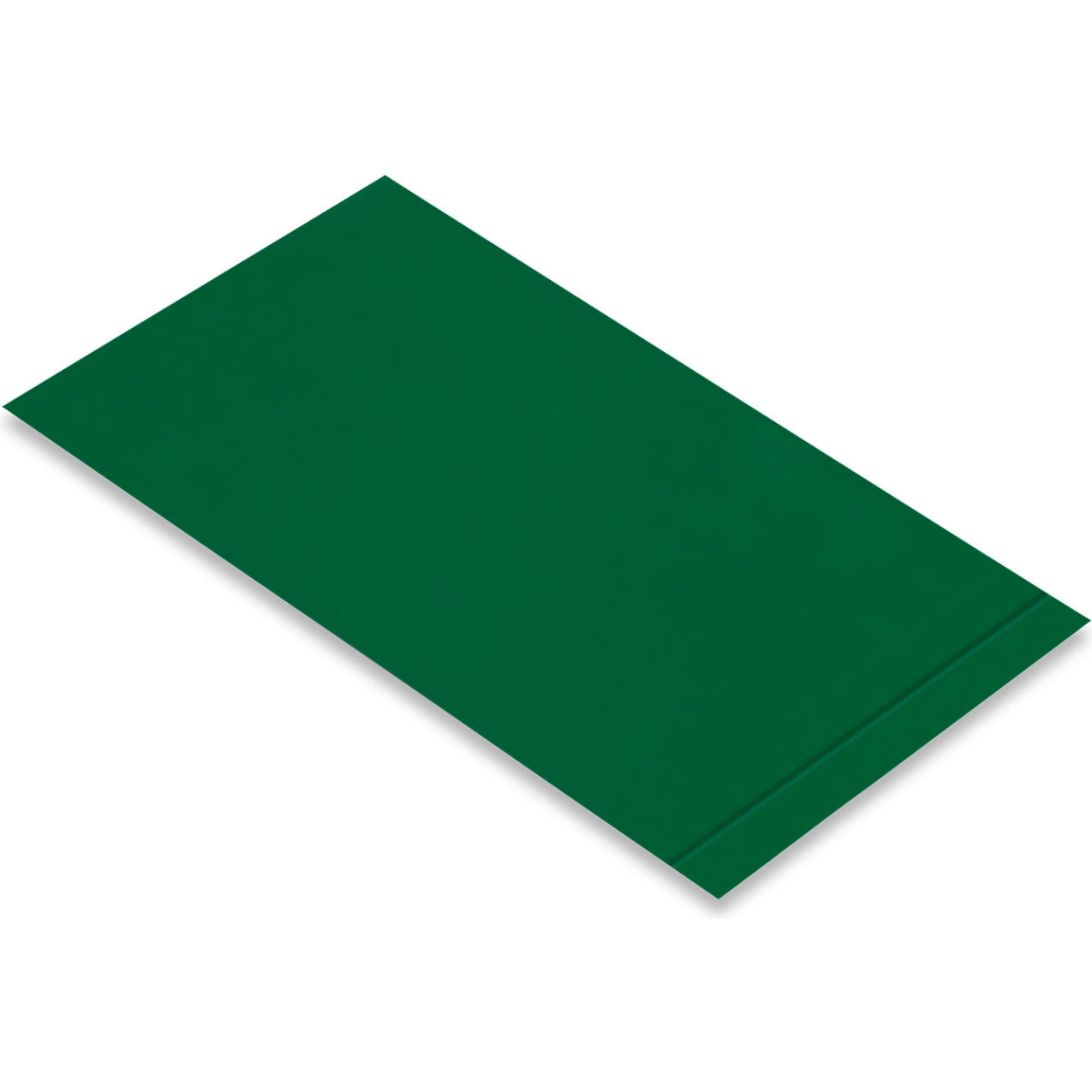 Safety Floor Tape Segments, 4"W x 10"L, 50 Mil, Solid, Green, 100/Pack