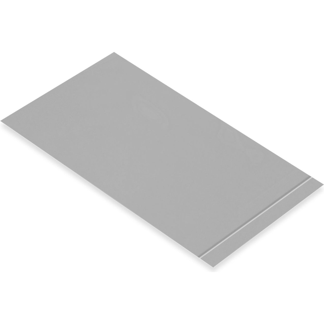 Safety Floor Tape Segments, 4"W x 10"L, 50 Mil, Solid, Gray, 100/Pack