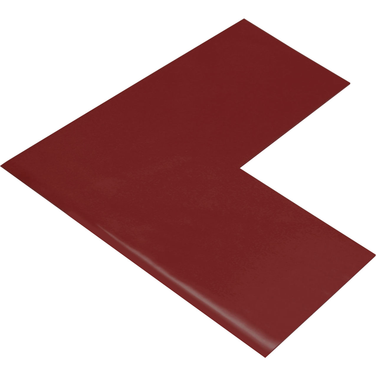Floor Tape Angles, 4"W x 8"L, 50 Mil, Brown, 50/Pack