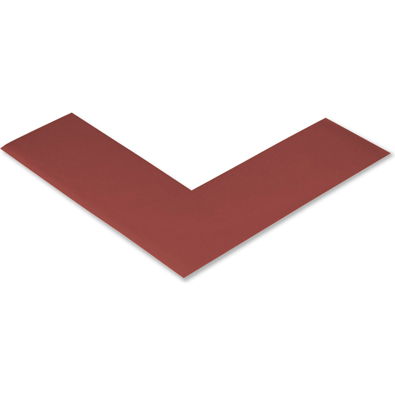 Floor Tape Angles, 2"W x 6"L, 50 Mil, Brown, 100/Pack