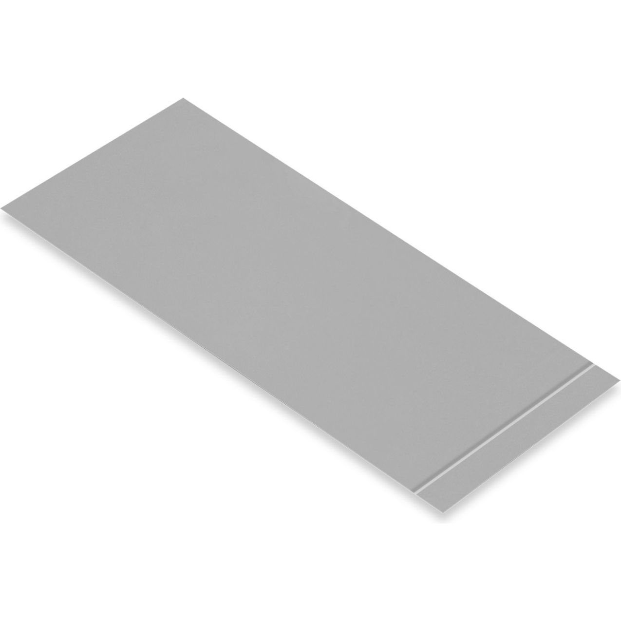 Polyester Safety Floor Tape Segments, 3"W x 10"L, 50 Mil, Gray, 100/Pack