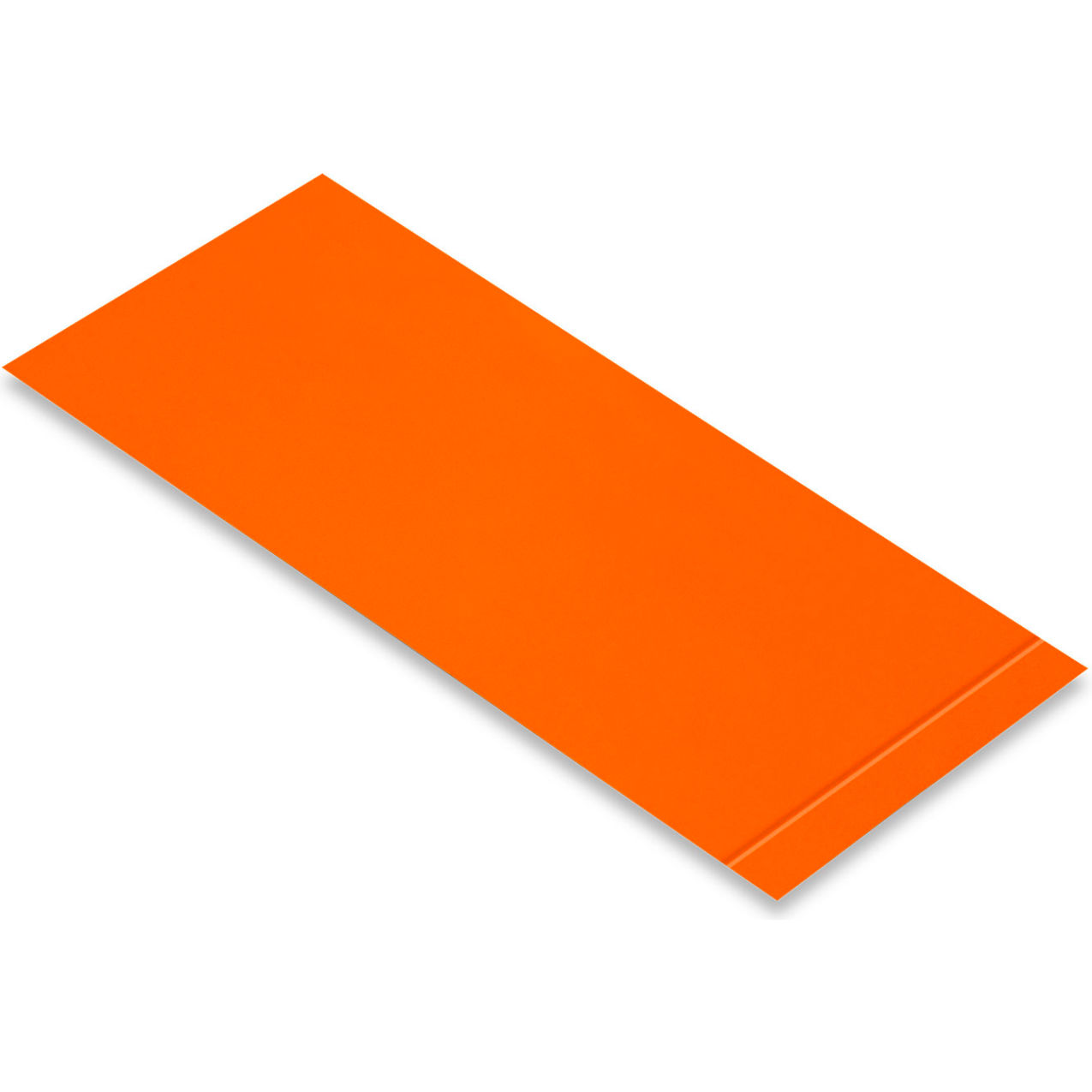Polyester Safety Floor Tape Segments, 3"W x 10"L, 50 Mil, Orange, 100/Pack