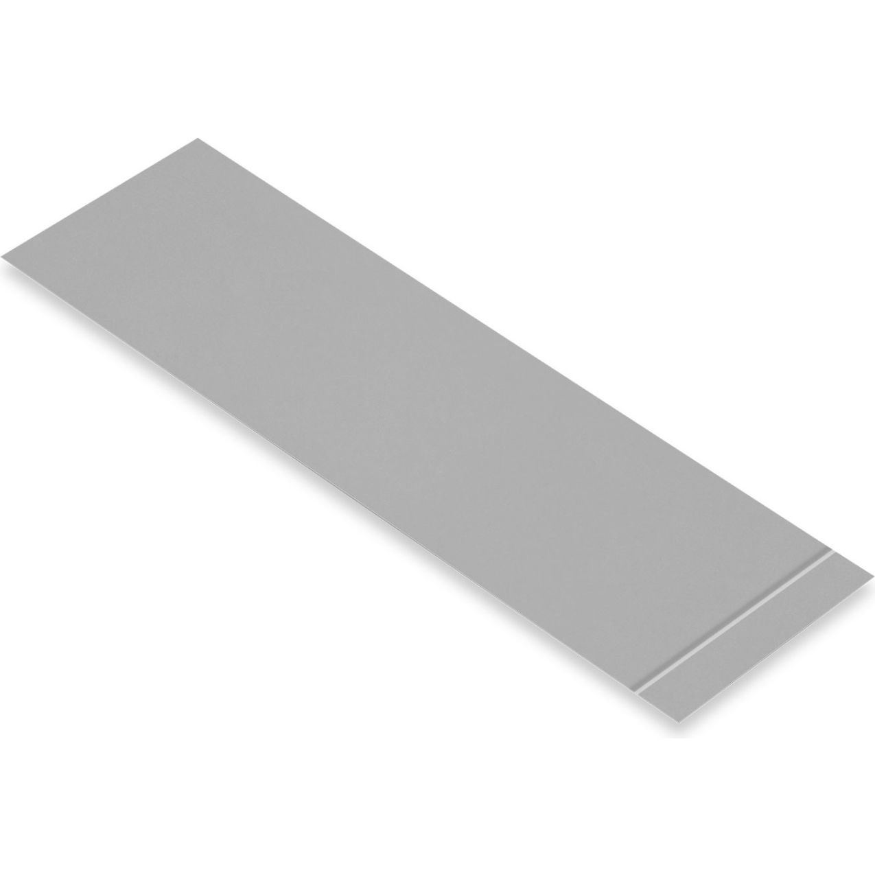 Polyester Safety Floor Tape Segments, 2"W x 10"L, 50 Mil, Gray, 100/Pack