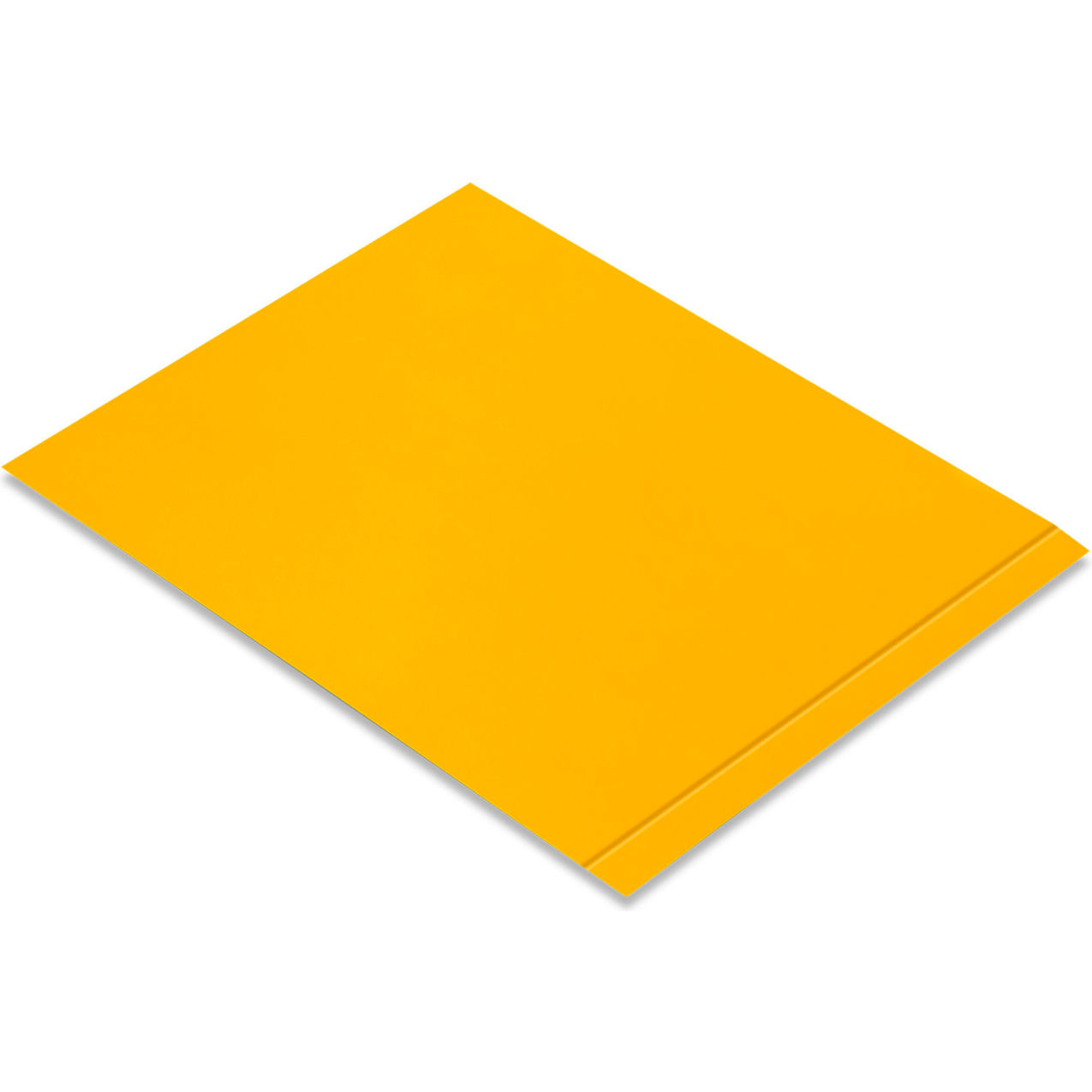 Safety Floor Tape Segments, 6"W x 10"L, 50 Mil, Solid, Yellow, 100/Pack