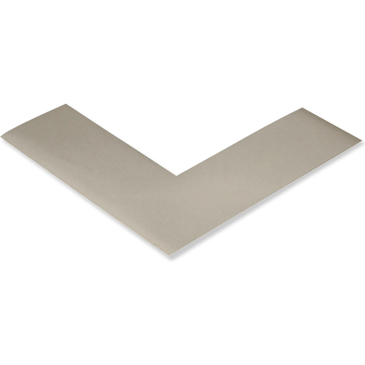 Floor Tape Angles, 2"W x 6"L, 50 Mil, Gray, 100/Pack
