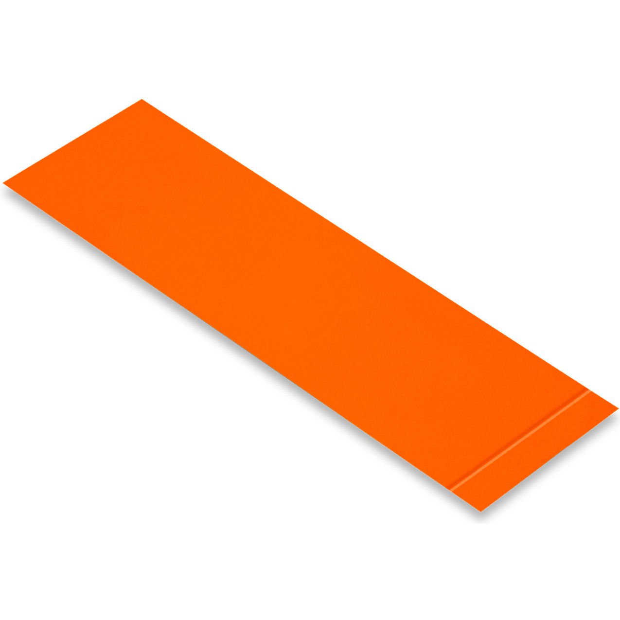 Polyester Safety Floor Tape Segments, 2"W x 10"L, 50 Mil, Orange, 100/Pack