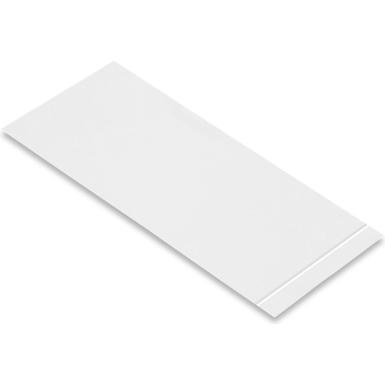 Polyester Safety Floor Tape Segments, 3"W x 10"L, 50 Mil, White, 100/Pack