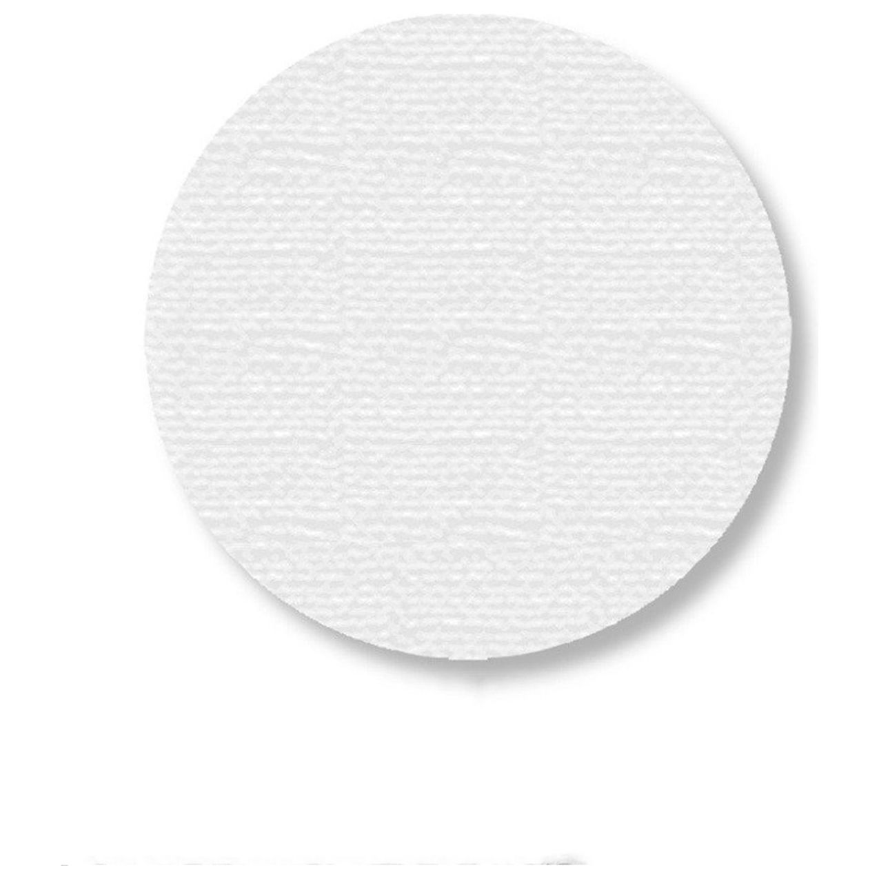 Floor Dots, 3-1/2"W x 3-1/2"L, 50 Mil, White, Circle, 102/Pack