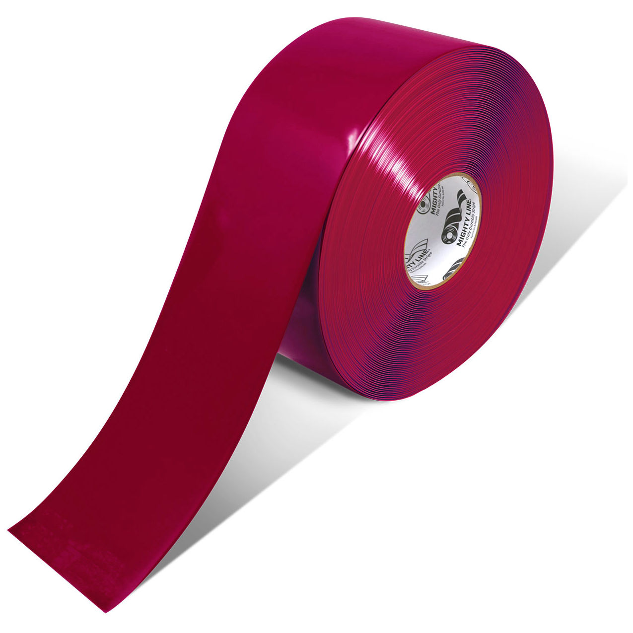 Polyester Safety Floor Tape, 4"W x 100'L, 50 Mil, Purple