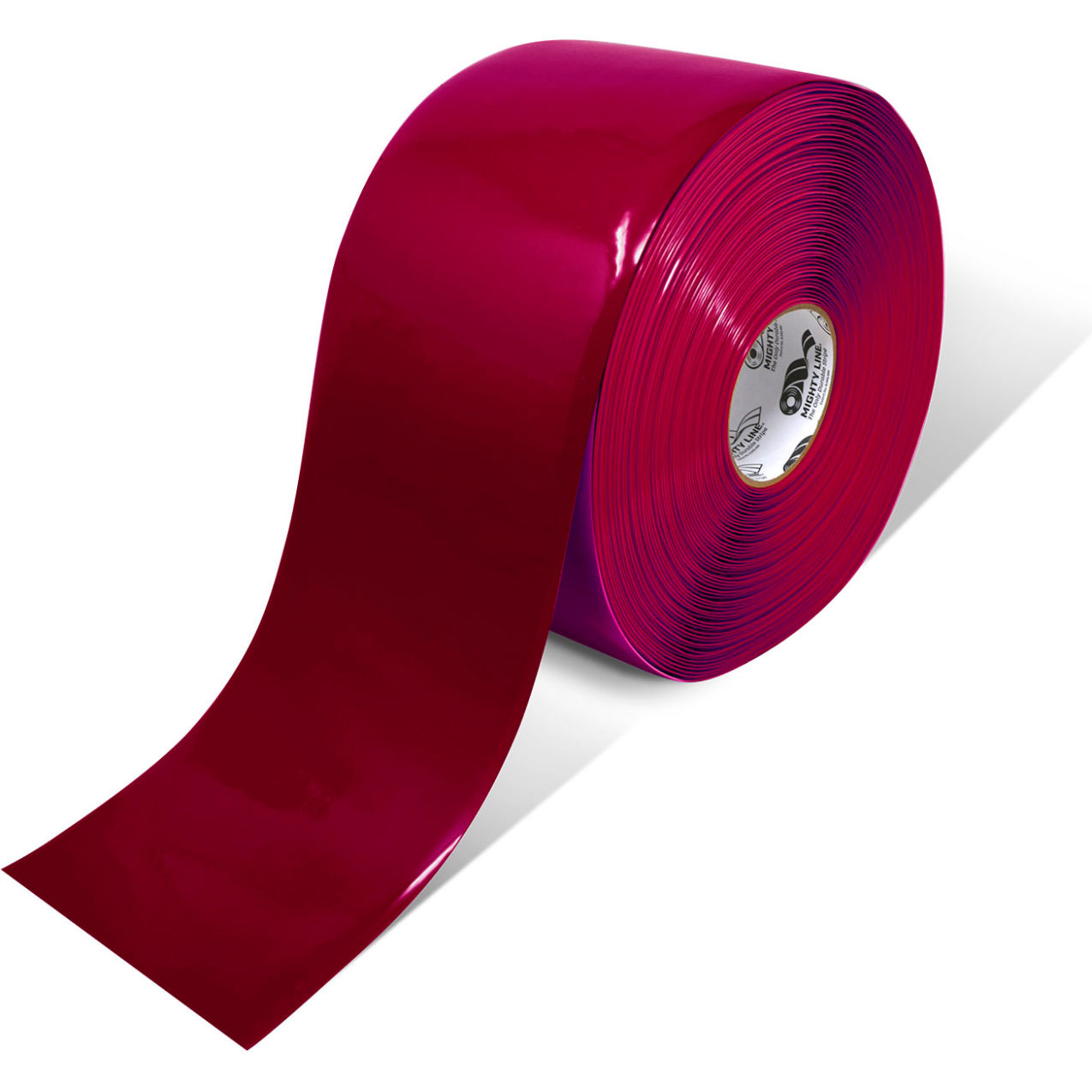 Safety Floor Tape, 6"W x 100'L, 50 Mil, Solid, Purple