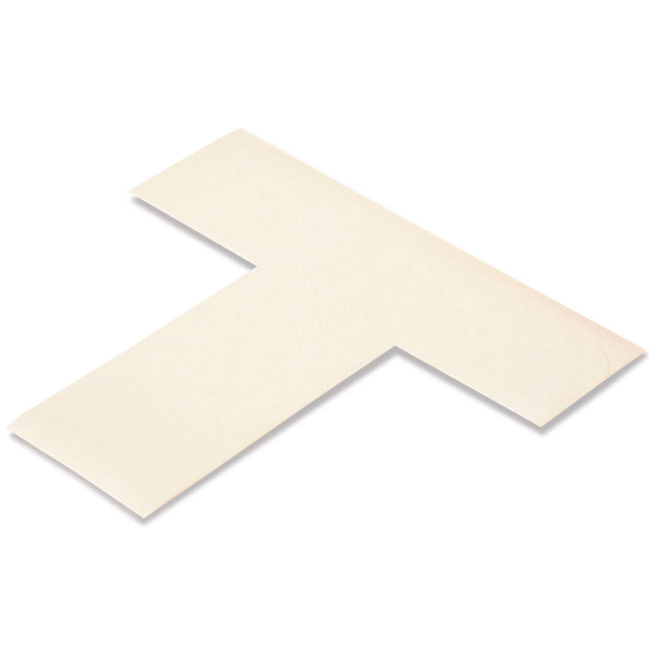 Safety Floor Tape, 2"W x 6"L, 50 Mil, White, 100/Pack